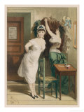 Buy Two Girls Strip in a Hut at AllPosters.com