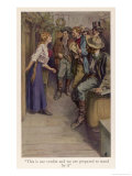 Minnie the Heroine Persuades the Men Not to Lynch Johnson