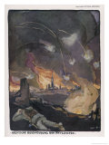 Buy The Belgian City of Antwerp is Bombarded by the Germans at AllPosters.com