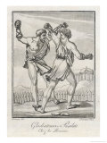 Buy Pugilist Gladiators with No Weapons But Their Arms Bound with Leather Thongs at AllPosters.com