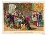 Buy Columbus Agrees Terms with King Ferdinand and Queen Isabella at AllPosters.com