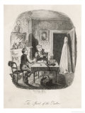Buy The Spirit of the Pastor, a Classic Ghost Appears Dreassed in His Burial Shroud at AllPosters.com