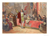 Buy Columbus States His Proposals to the Royal Commission at Salamanca at AllPosters.com