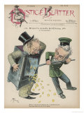 The German Chancellor Prises Open the Taxpayer's Safe with a Crowbar to Extract Even More Money Giclee Print