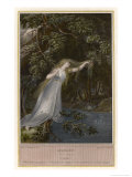 Buy Hamlet, Ophelia Plunges into the Brook at AllPosters.com