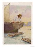 Buy Gulliver Takes on Supplies for His Voyage at AllPosters.com
