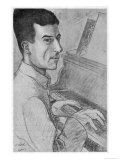 Buy Maurice Ravel French Musician Depicted at the Keyboard at AllPosters.com