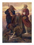 The Israelites are Enabled to Defeat the Amalekites Because Moses Arms are Held up by Aaron and Hur