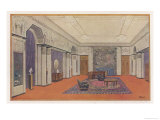 Buy Salon for an Embassy Designed by Rapin for the International Decorative Arts Exhibition in Paris at AllPosters.com