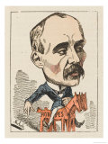 Buy Georges Clemenceau French Statesman Depicted Riding His "Principles" at AllPosters.com