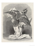 Buy An Elegant Dancer Performing the Bird Dance in a Elaborate Costume and Headress at AllPosters.com