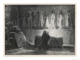 Buy Saint Antony is Tempted in an Egyptian Tomb by a Succession of Outwardly Attractive Females at AllPosters.com