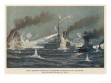 Buy Battle of Tsushima Strait a Japanese Torpedo Boat is Blown up by the Russians at AllPosters.com