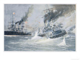 Buy Battle of Tsushima Strait the Sinking of the Russian Battleship Navarin at AllPosters.com