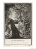 Priest is Assailed by Demons
