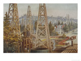 Buy Oil Wells at Los Angeles at AllPosters.com