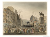 Buy Two Offenders Stand in the Pillory at Charing Cross London at AllPosters.com