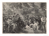 Buy Nelson is Fatally Wounded on the Deck of the Victory at AllPosters.com