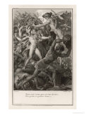 Buy Aeneas Tries to Defend the Walls of Troy Against the Greeks, But It's a Losing Battle at AllPosters.com