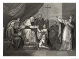 Buy King John Offers His Crown Symbolic of the Kingdom to the Papal Legate at AllPosters.com