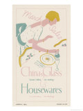 Buy The American Store "Housewares" Invites You to Inspect Their Elegant China and Glass at AllPosters.com