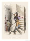 Buy French Officier des Gardes Making the Rounds of a Chateau at AllPosters.com