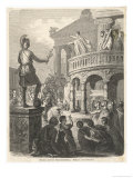 Buy Marcus Tullius the Roman Writer Statesman and Orator Delivering a Speech to the People of Rome at AllPosters.com