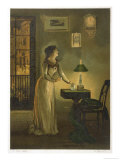 Buy Spanish Girl Breaks a Raw Egg into a Glass of Water on St. John's Eve at AllPosters.com