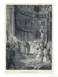 Buy The Coronation at Rome of Otto I Holy Roman Emperor with His Wife Adelaide at AllPosters.com