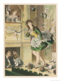 Buy Success! Bouquets of Flowers are Thrown on Stage and a Dove is Let Loose for a Popular Actress at AllPosters.com