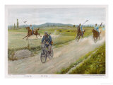 Buy German Military Cyclist Proves That He Can Outpace a Group of Dragoons at AllPosters.com