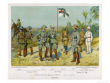 Buy Uniforms of "Schutztruppen in Afrika", on Left South-West Africa at AllPosters.com
