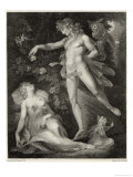 Buy A Midsummer Night's Dream, Act II Scene II Oberon Sprinkles His Spell onto Titania as She Sleeps at AllPosters.com