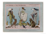 Buy Women Model Fur Mantles Coats Shawls and Muffs and Pose with Various Animals at AllPosters.com