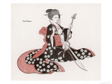 Buy Japanese Musician Plays the Kokyu a String Instrument Played with a Bow at AllPosters.com