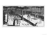 Buy Gentleman Enjoy a Game of Pall Mall a French Hybrid of Golf and Croquet Played at AllPosters.com