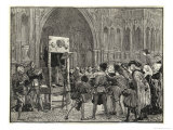 Buy Perkin Warbeck Claimant to the English Crown is Placed in the Pillory on the Orders of Henry VII at AllPosters.com