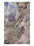 Buy Lieutenant Warneford Shoots Down a Zeppelin Over Belgium at AllPosters.com