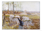 On a Fine Autumn Day British Cavalry Advance