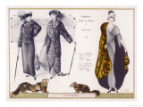 Buy Marten Fur Cloak and Ermine Hat with Head Otter Coats at AllPosters.com