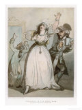 Buy Sarah Siddons Actress Rehearsing in the Green Room with Her Father Roger Kemble at AllPosters.com