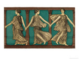 Buy Three Female Dancers Link Hands at AllPosters.com