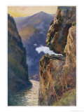 Buy Passenger Train of the Canadian Pacific Railway Passes Through the Grand Canyon of the Fraser River at AllPosters.com