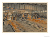 Buy France Longwy Steelworks: The Rolling Mill at AllPosters.com