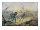 Continuation of the Battle of the Wilderness the Confederates Under General Lee Attacked by Grant