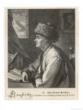 Buy Jean Jacques Rousseau French Writer and Philosopher at Neufchatel in 1765 at AllPosters.com