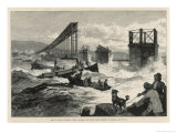 Buy Rescuers Search in Vain for Survivors Following the Collapse of the Tay Railway Bridge in a Gale at AllPosters.com