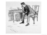Writer Afflicted by Writer's Block is at a Loss for Words