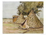 Buy Camouflaged Tents at an Anti- Aircraft Post at AllPosters.com