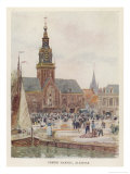 Buy Cheese Market in the Town Square Alkmaar at AllPosters.com